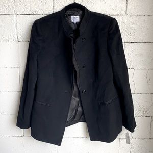 NWT Armani 100% Cashmere Coat Size 16 in Black